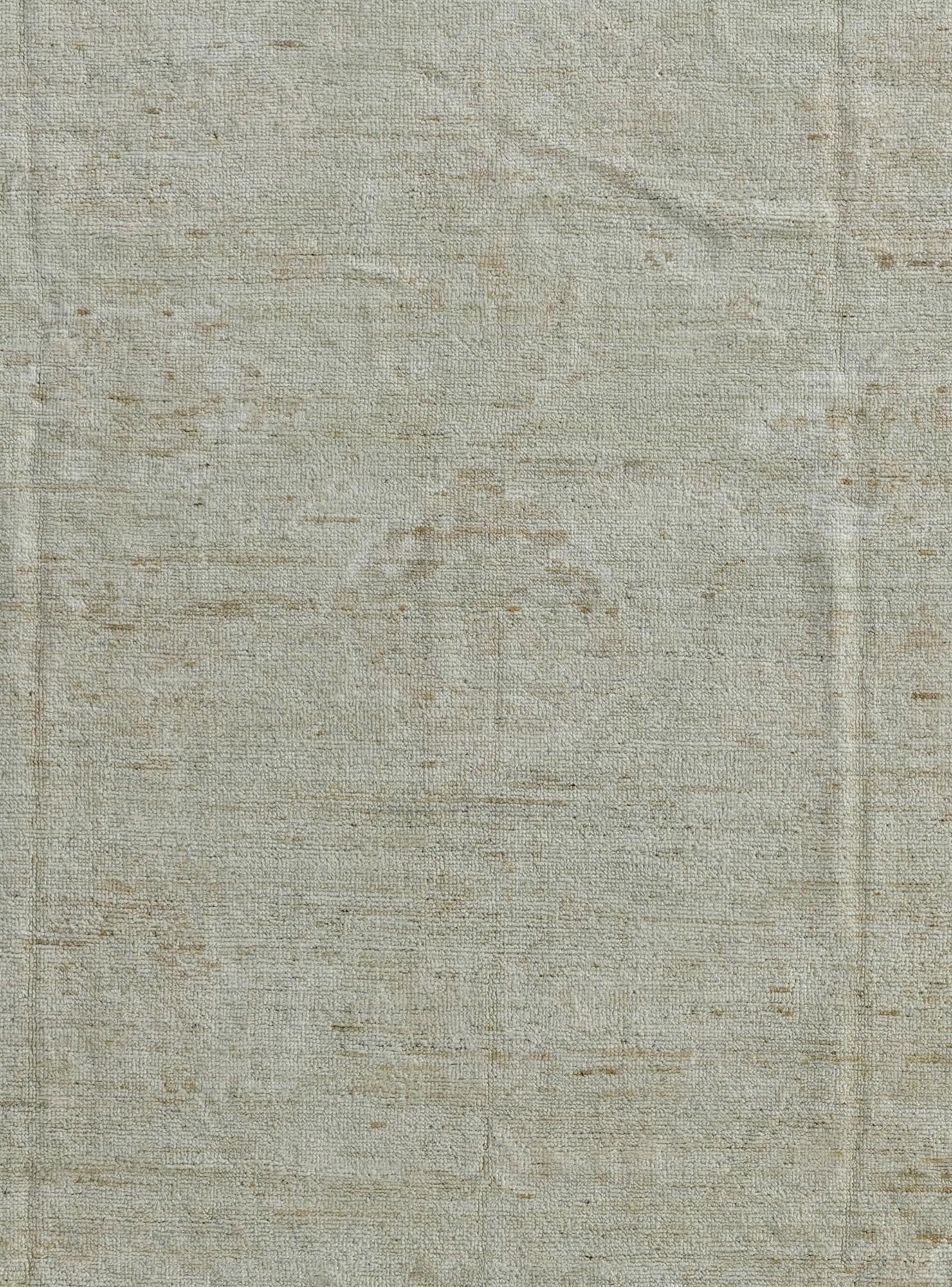 9' 5 x 12' 7 Hand Knotted Oushak Wool Rug