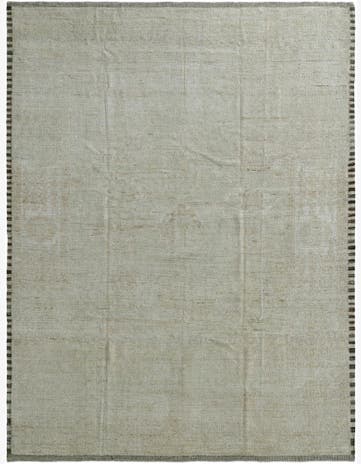 9' 5 x 12' 7 Hand Knotted Oushak Wool Rug