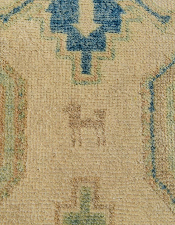 Detail image of 5' 7 x 7' 8  Hand Knotted Oushak Wool Rug