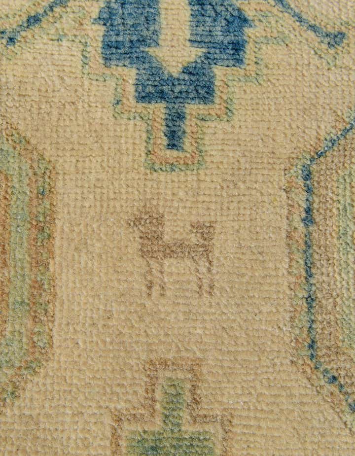 5' 7 x 7' 8 Hand Knotted Oushak Wool Rug