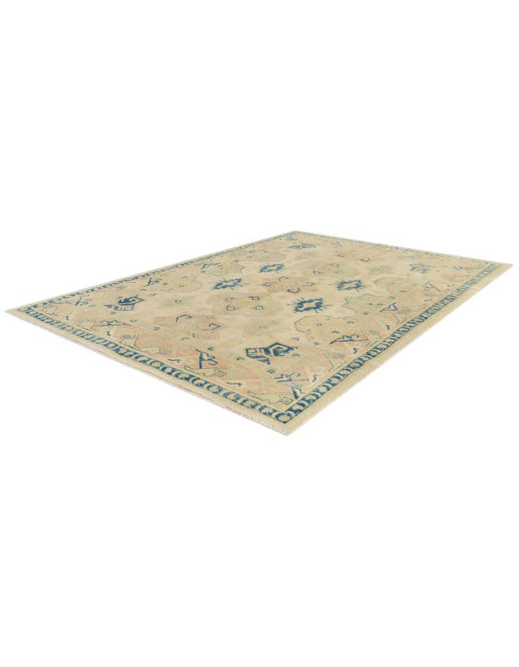Detail image of 5' 7 x 7' 8 Hand Knotted Oushak Wool Rug