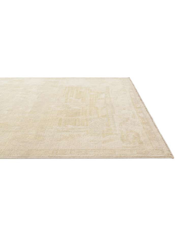 4' 2 x 6' 2 Hand Knotted Oushak Wool Rug