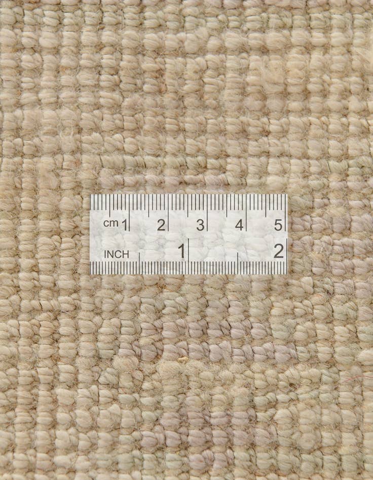 Detail image of 4' 2 x 6' 2 Hand Knotted Oushak Wool Rug