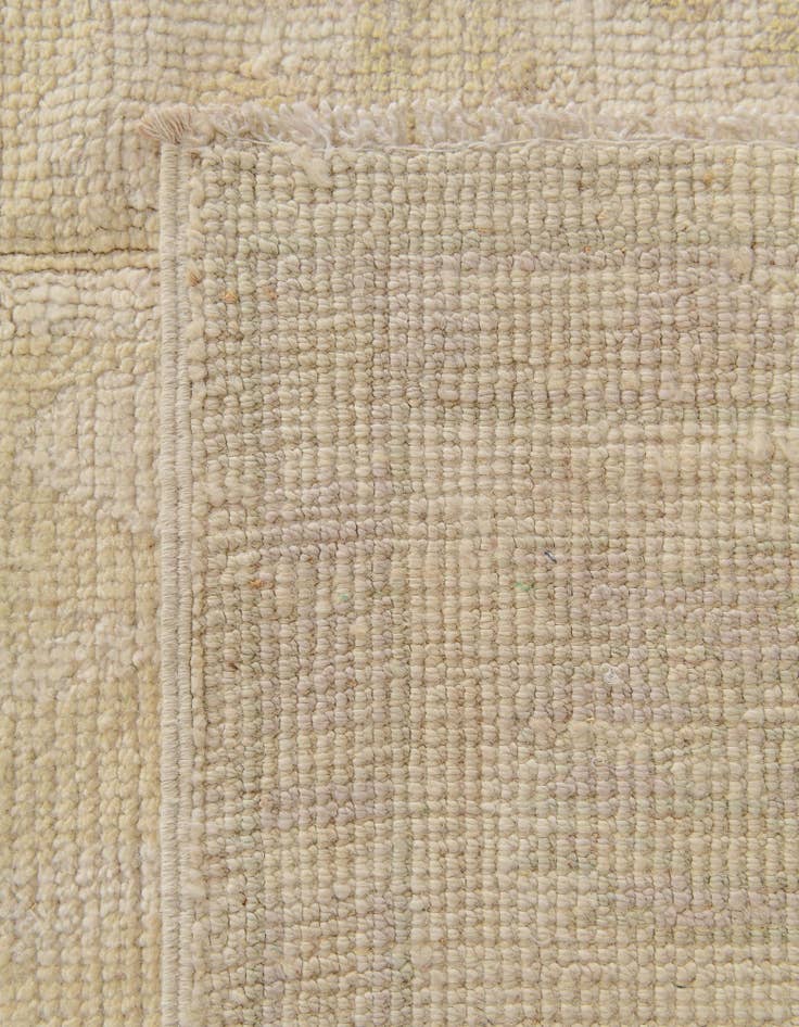 Detail image of 4' 2 x 6' 2 Hand Knotted Oushak Wool Rug