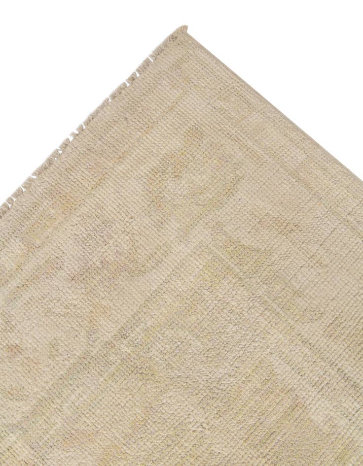 Detail image of 4' 2 x 6' 2 Hand Knotted Oushak Wool Rug