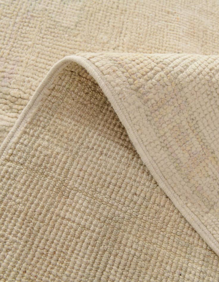 Detail image of 4' 2 x 6' 2 Hand Knotted Oushak Wool Rug