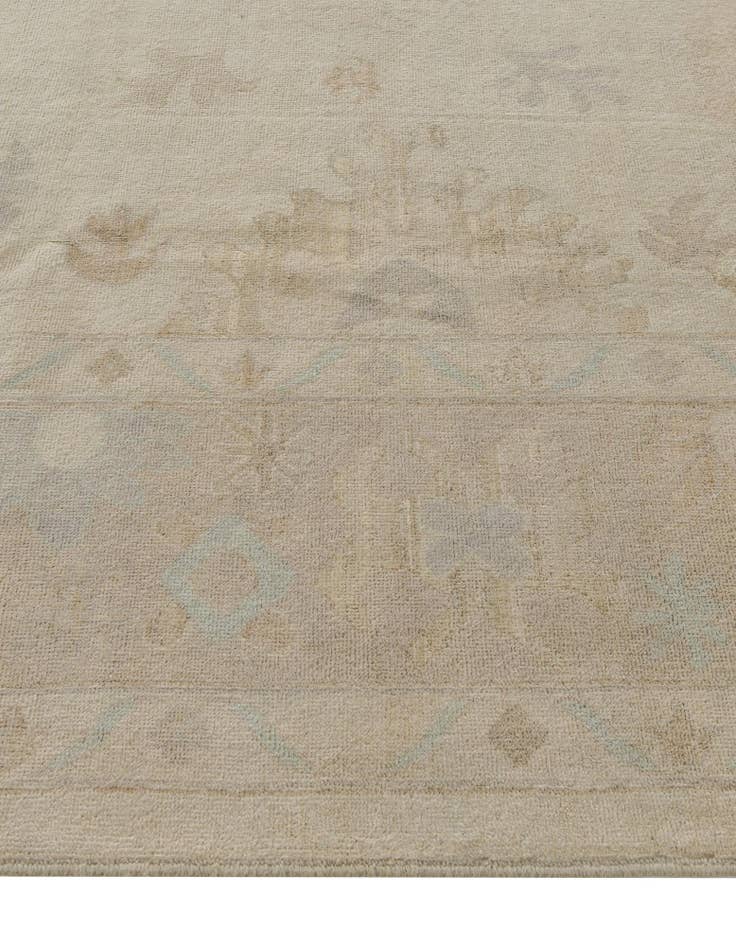 Detail image of 9' 1 x 12' 3  Hand Knotted Oushak Wool Rug