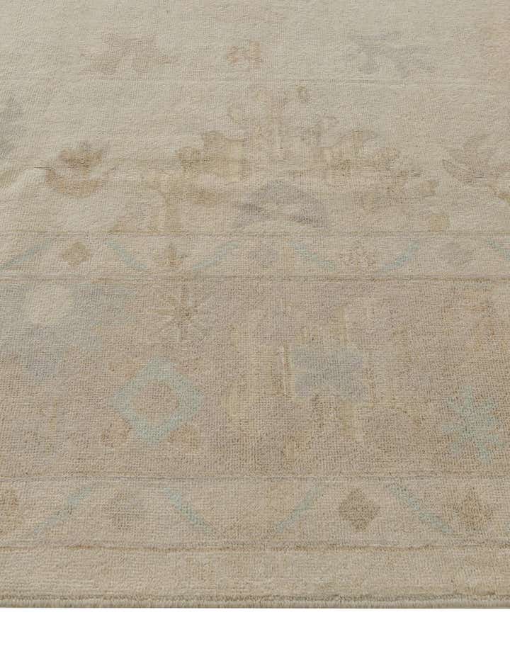 9' 1 x 12' 3 Hand Knotted Oushak Wool Rug