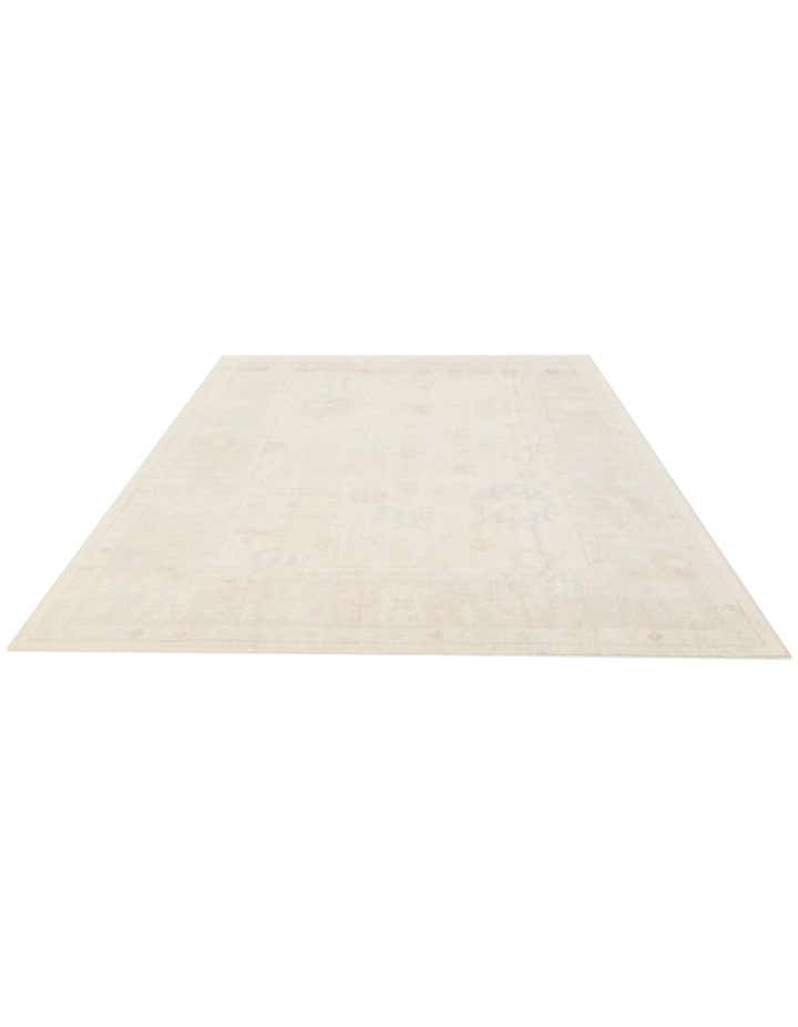 9' 1 x 12' 3 Hand Knotted Oushak Wool Rug