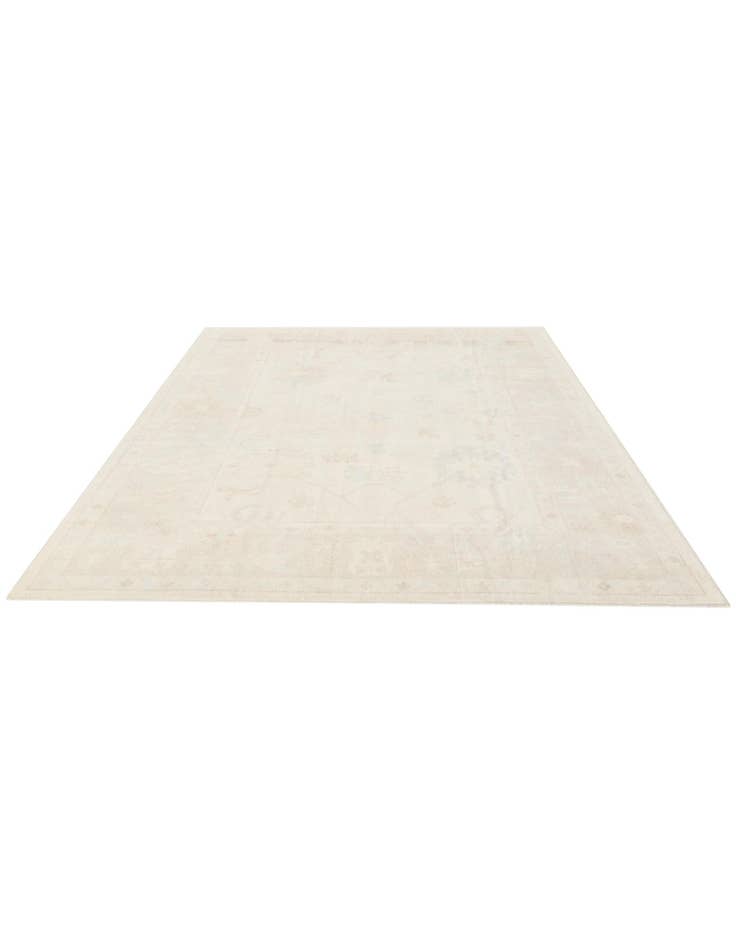 Detail image of 9' 1 x 12' 3 Hand Knotted Oushak Wool Rug