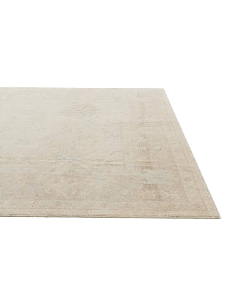Detail image of 9' 1 x 12' 3 Hand Knotted Oushak Wool Rug