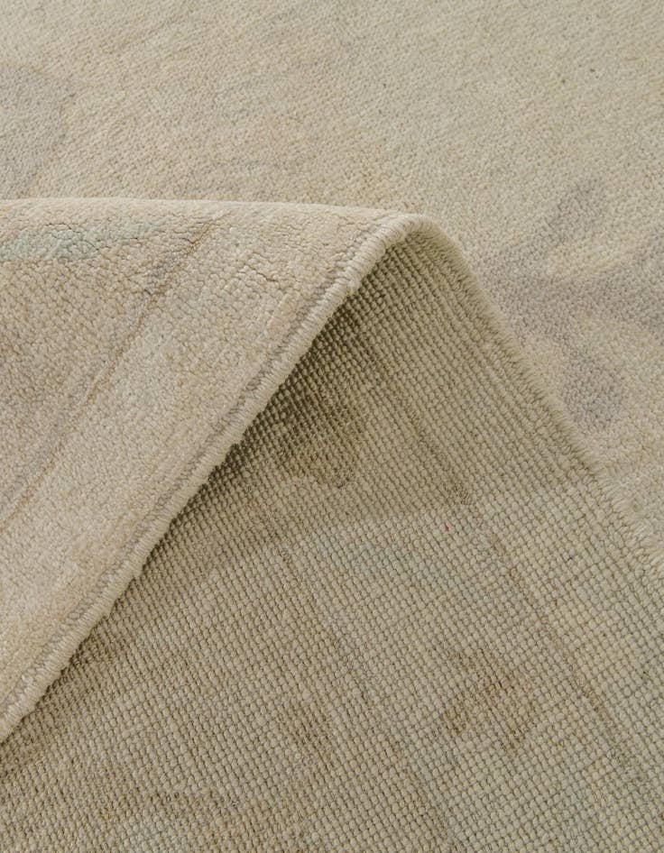 Detail image of 9' 1 x 12' 3  Hand Knotted Oushak Wool Rug