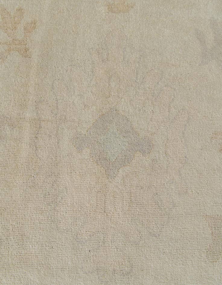 Detail image of 9' 1 x 12' 3  Hand Knotted Oushak Wool Rug