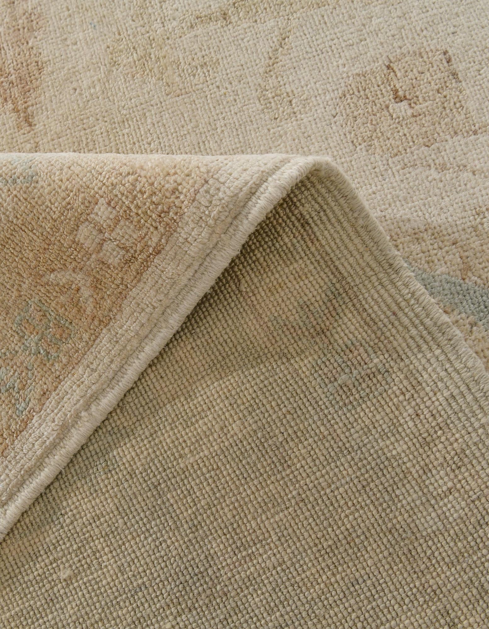 7' 11 x 9' 7 Hand Knotted Oushak Wool Rug