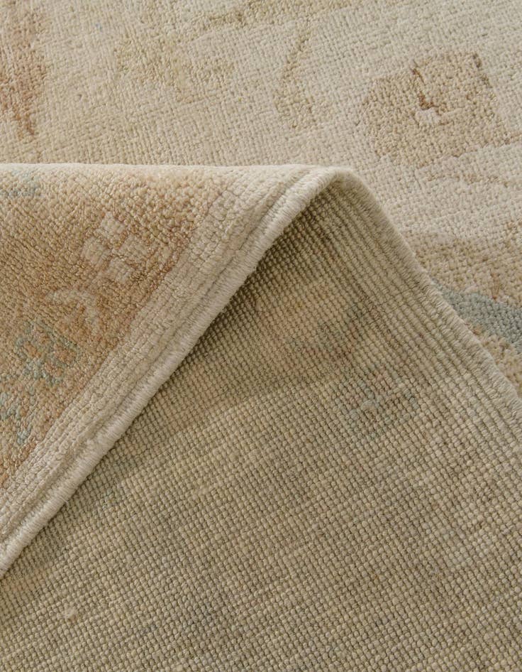 Detail image of 7' 11 x 9' 7 Hand Knotted Oushak Wool Rug