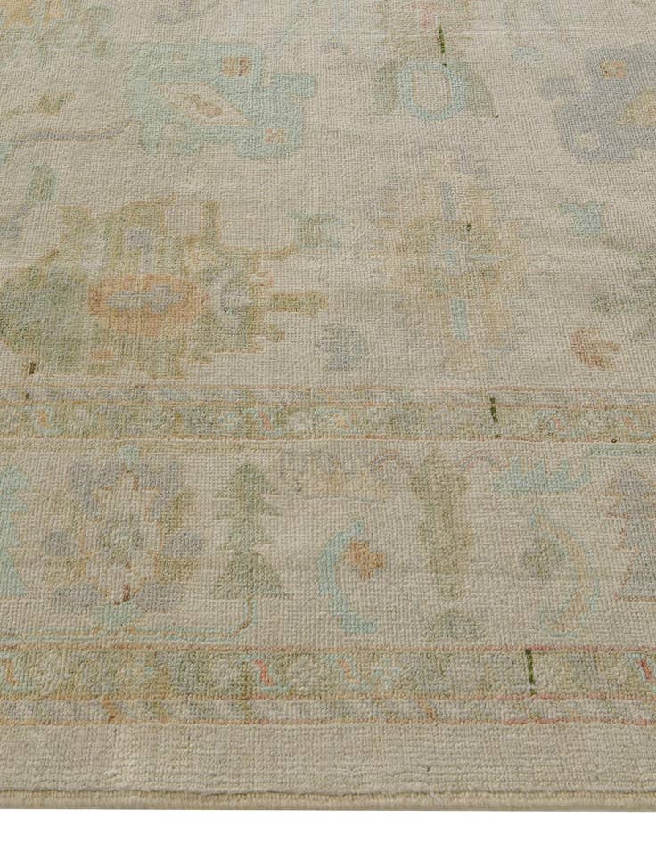 Detail image of 8' 2 x 9' 11  Hand Knotted Oushak Wool Rug