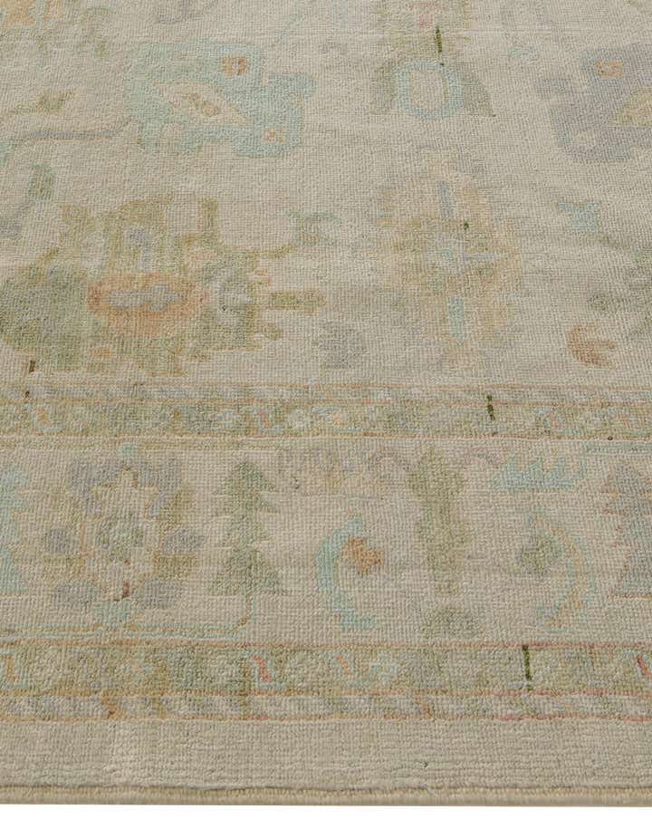 8' 2 x 9' 11 Hand Knotted Oushak Wool Rug
