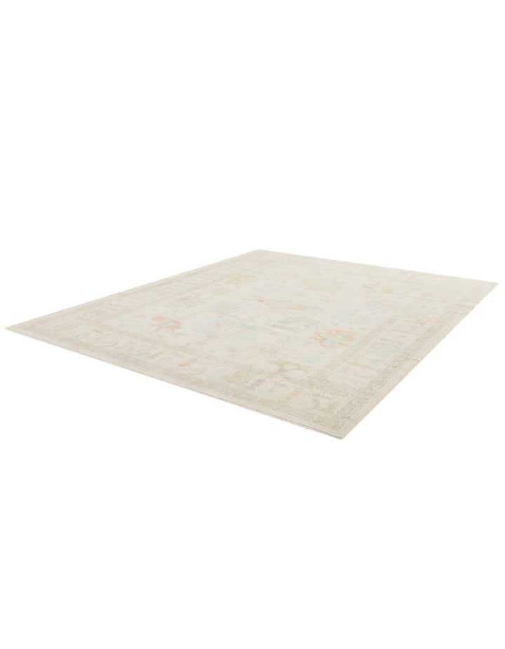 8' 2 x 9' 11 Hand Knotted Oushak Wool Rug