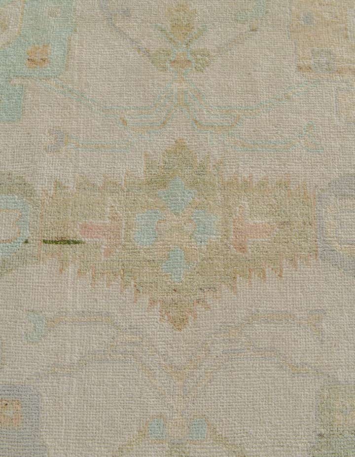 8' 2 x 9' 11 Hand Knotted Oushak Wool Rug