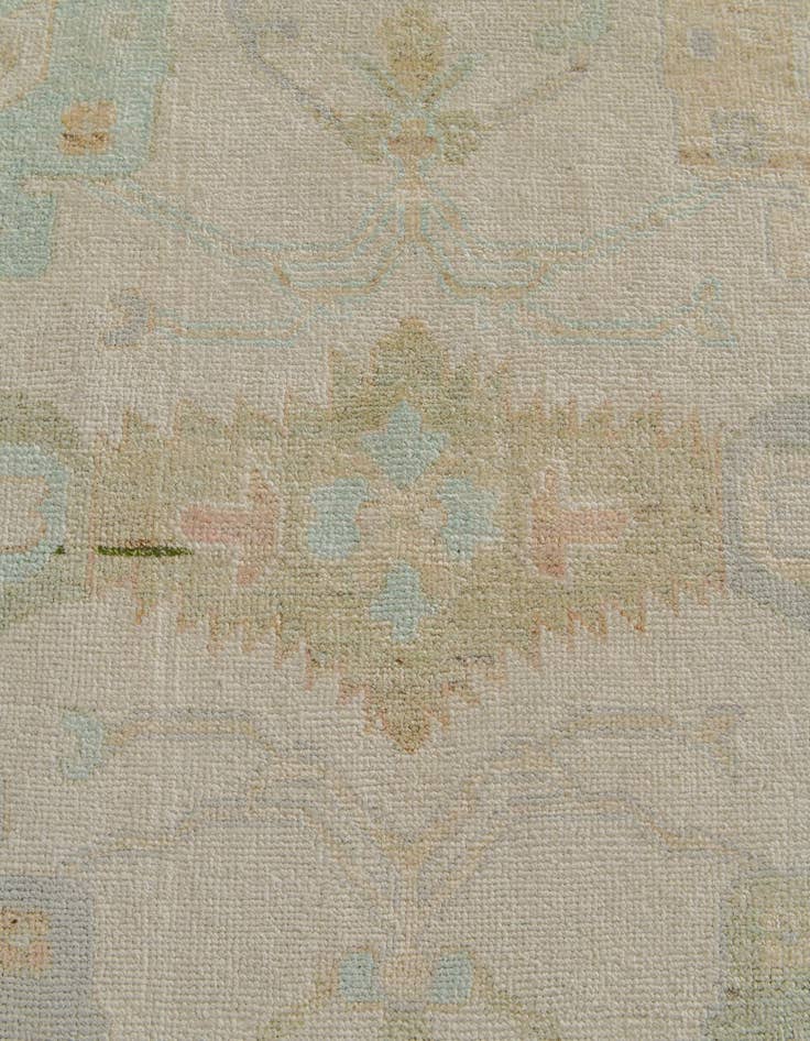 Detail image of 8' 2 x 9' 11  Hand Knotted Oushak Wool Rug