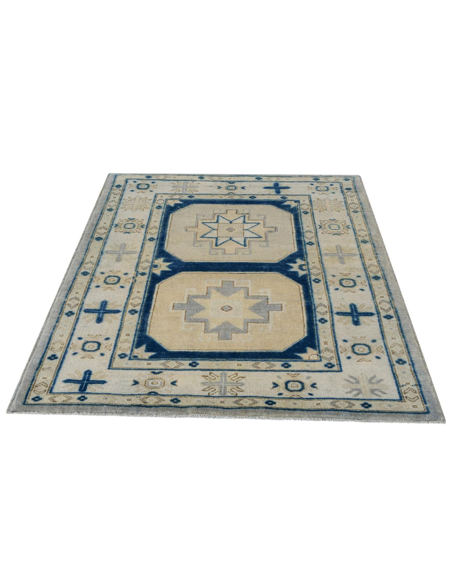 3' 6 x 4' 10 Hand Knotted Oushak Wool Rug