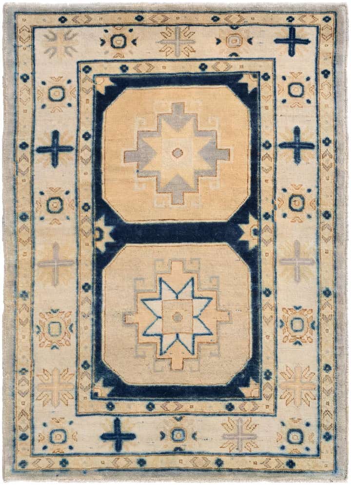 3' 6 x 4' 10 Hand Knotted Oushak Wool Rug