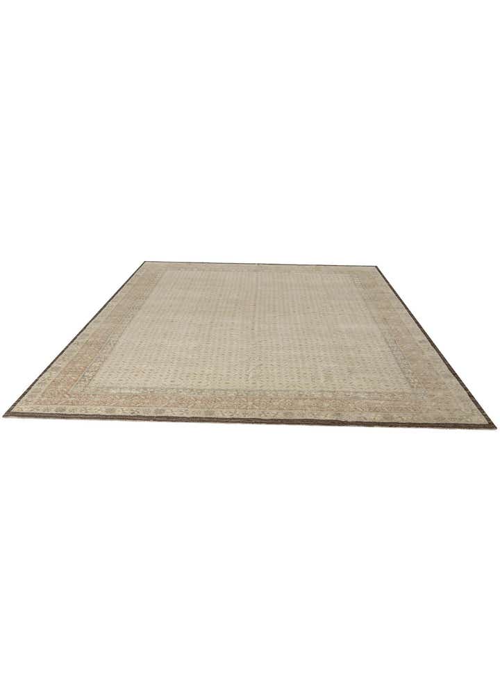 12' 10 x 15' Hand Knotted Oushak Wool Rug