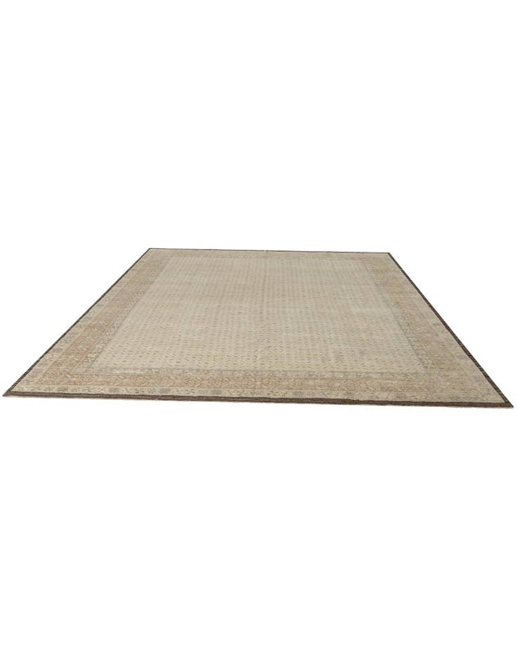 Detail image of 12' 10 x 15' Hand Knotted Oushak Wool Rug