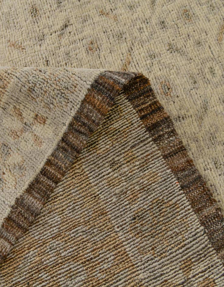 Detail image of 12' 10 x 15' Hand Knotted Oushak Wool Rug