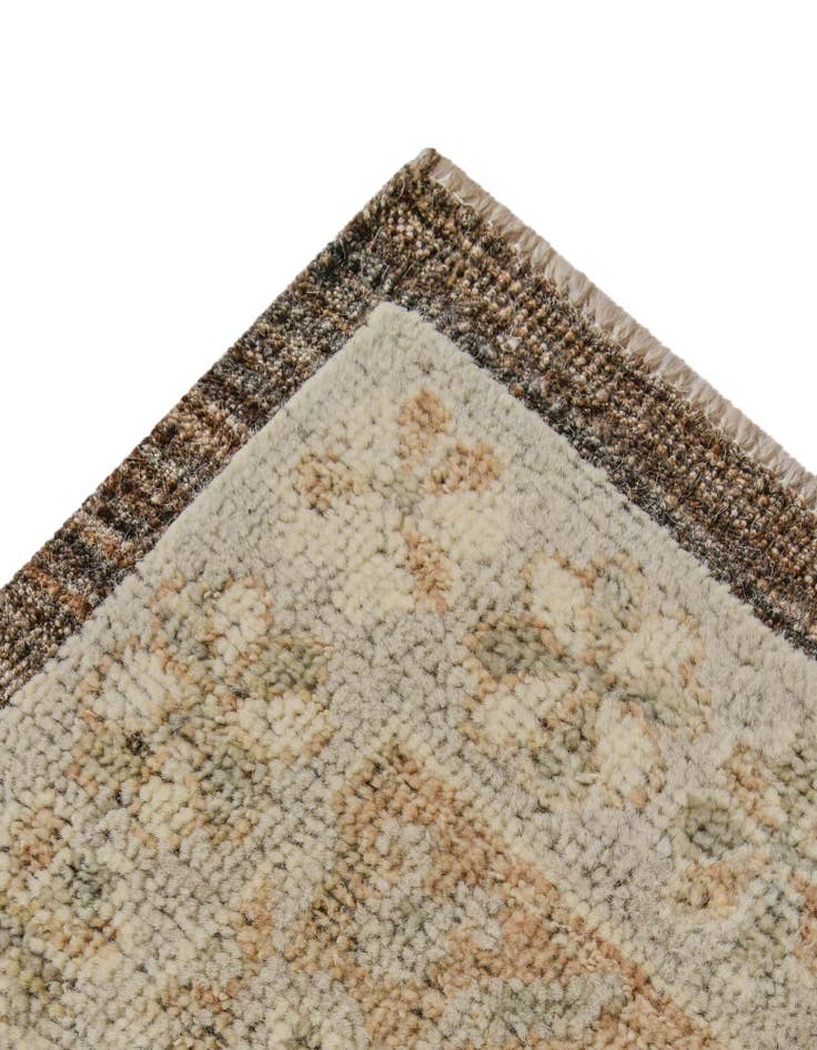 Detail image of 12' 10 x 15' Hand Knotted Oushak Wool Rug