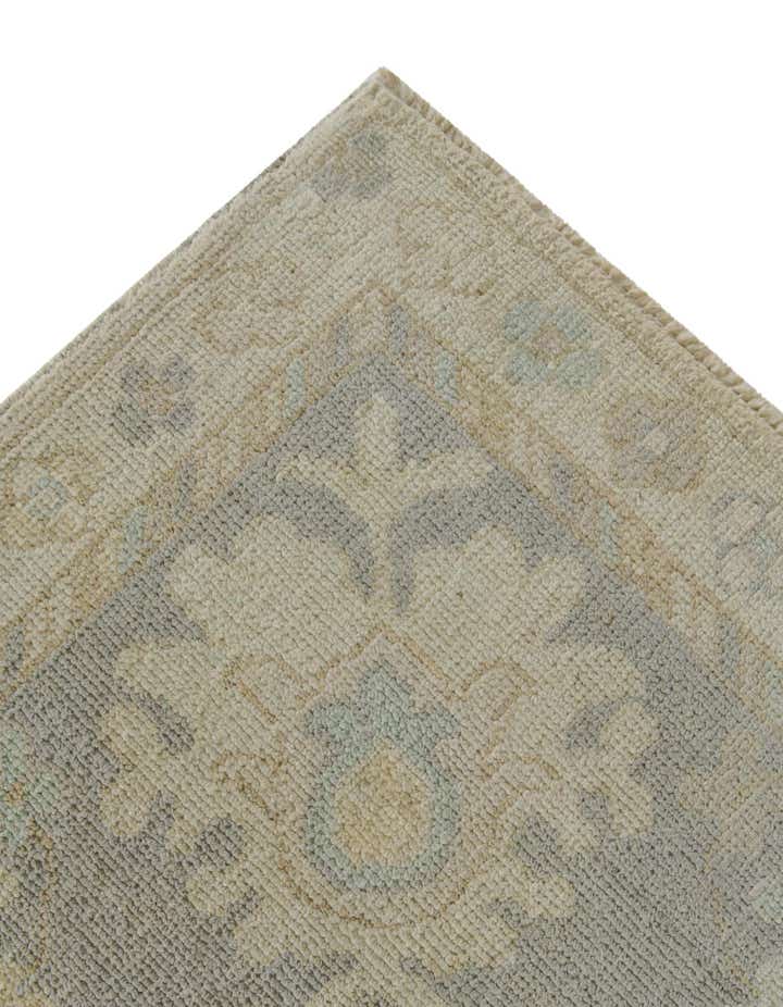 9' x 12' 1 Hand Knotted Oushak Wool Rug