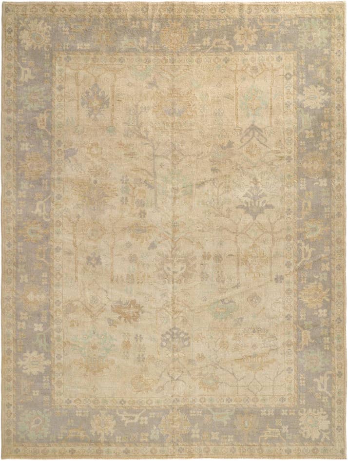 Detail image of 9' x 12' 1 Hand Knotted Oushak Wool Rug