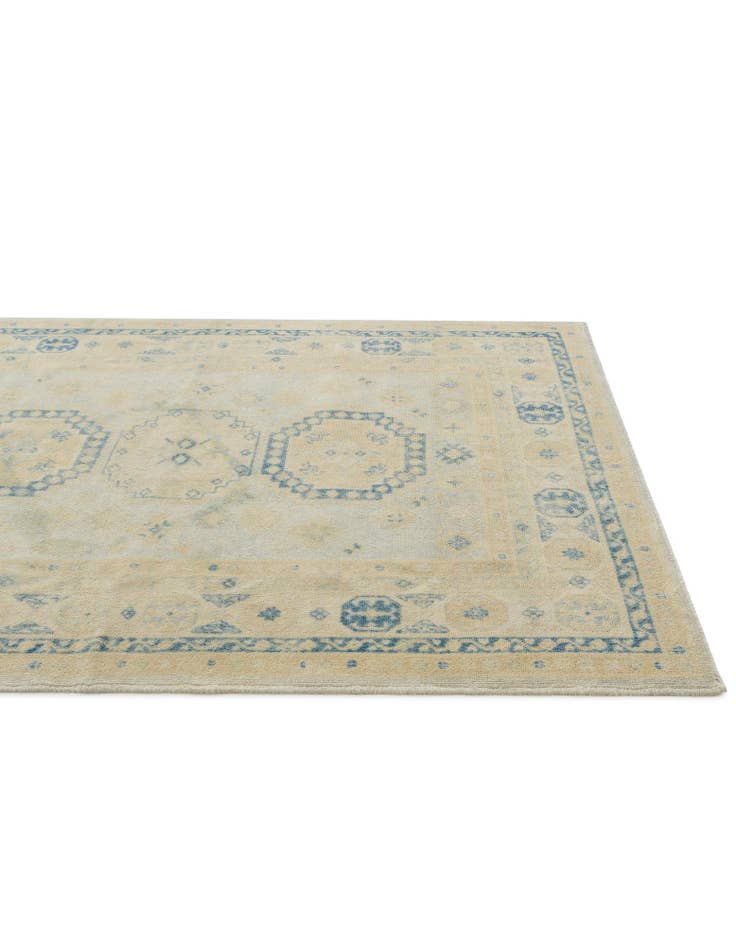 Detail image of 4' 10 x 6' 9  Hand Knotted Oushak Wool Rug