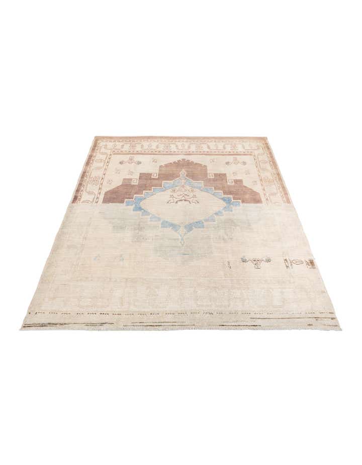 9' 6 x 11' 8 Hand Knotted Oushak Wool Rug
