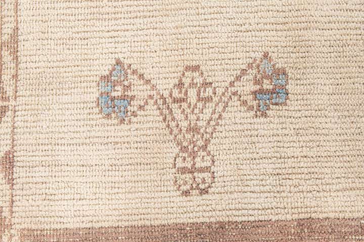 9' 6 x 11' 8 Hand Knotted Oushak Wool Rug