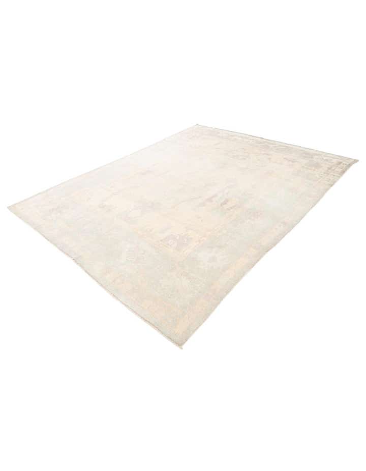 8' 3 x 10' 3 Hand Knotted Oushak Wool Rug