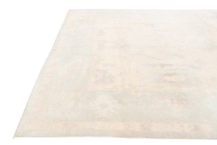 Detail image of 8' 3 x 10' 3 Hand Knotted Oushak Wool Rug