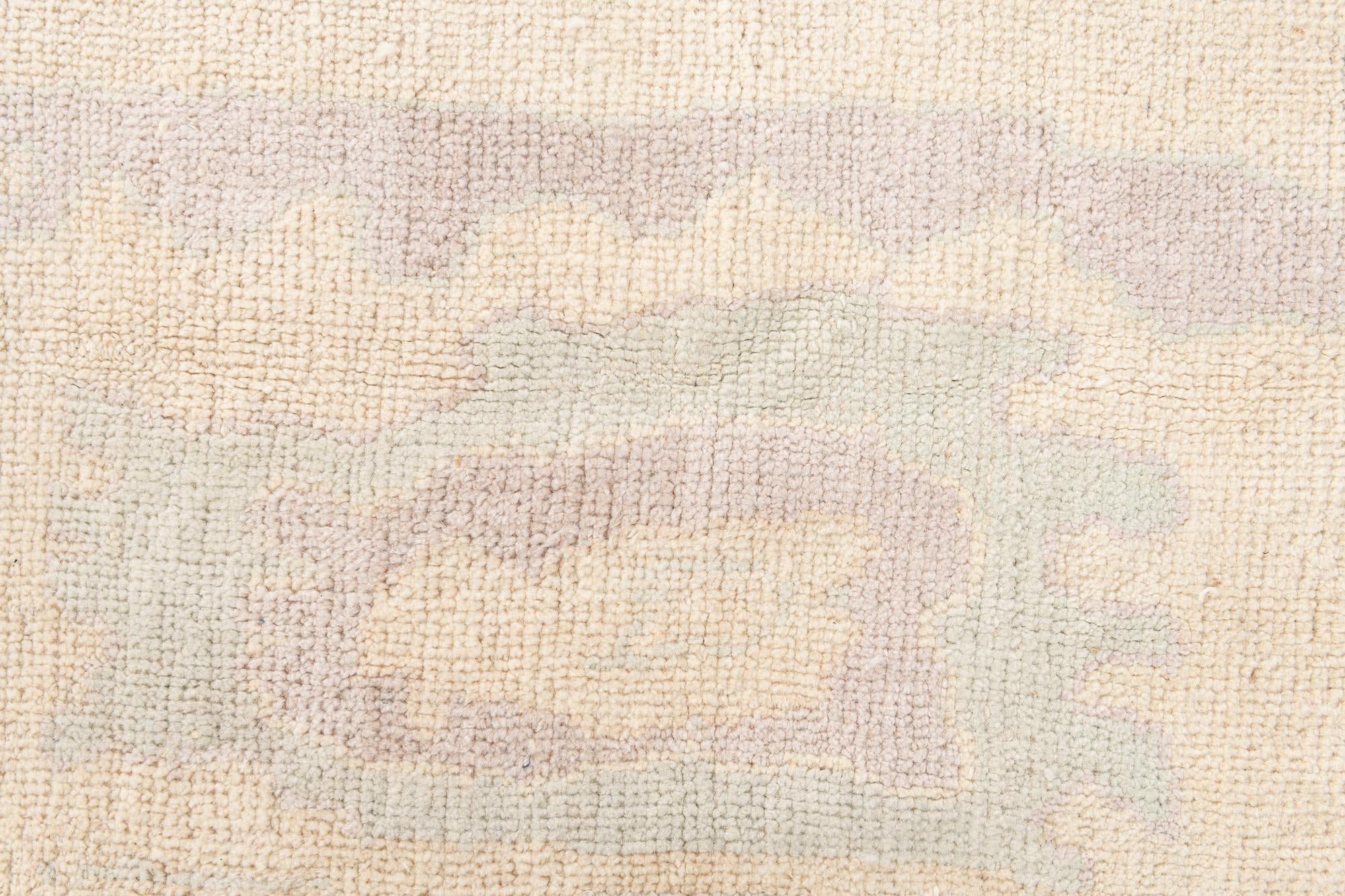 8' 3 x 10' 3 Hand Knotted Oushak Wool Rug