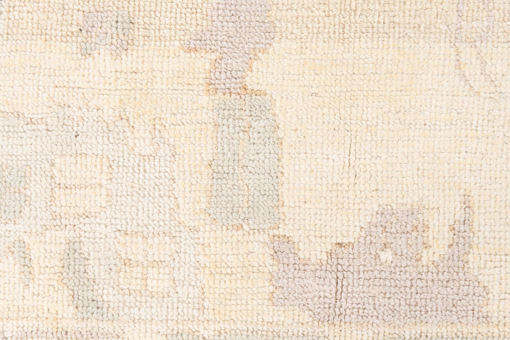 8' 3 x 10' 3 Hand Knotted Oushak Wool Rug