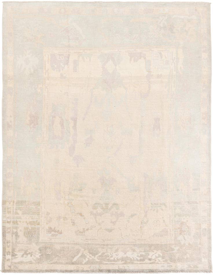 Detail image of 8' 3 x 10' 3 Hand Knotted Oushak Wool Rug
