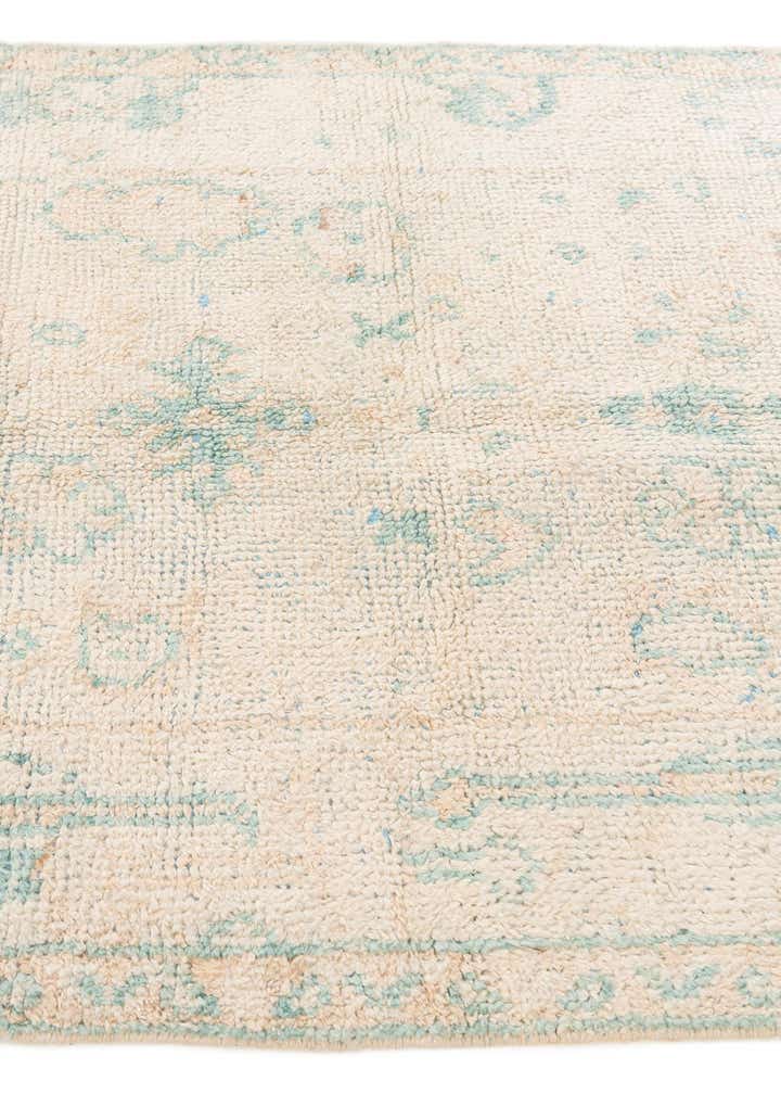 4' 1 x 6' 2 Hand Knotted Oushak Wool Rug