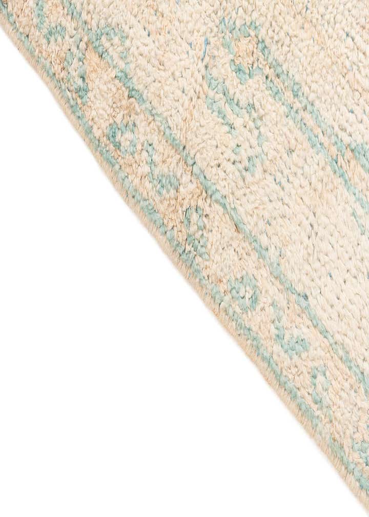 4' 1 x 6' 2 Hand Knotted Oushak Wool Rug