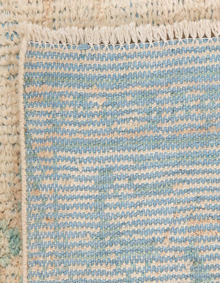 Detail image of 4' 1 x 6' 2  Hand Knotted Oushak Wool Rug