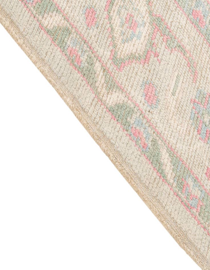 Detail image of 8' 7 x 10' 5  Hand Knotted Oushak Wool Rug