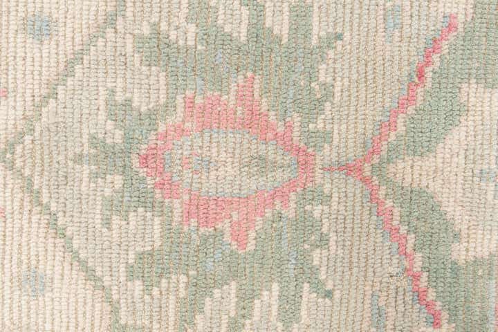 8' 7 x 10' 5 Hand Knotted Oushak Wool Rug