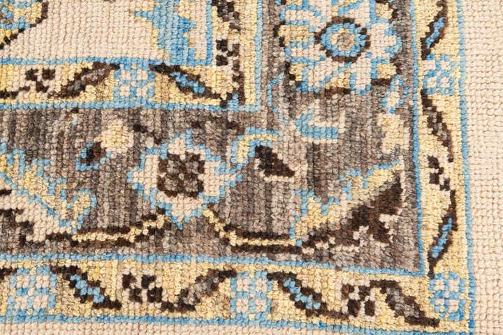 6' 6 x 9' 8 Hand Knotted Oushak Wool Rug