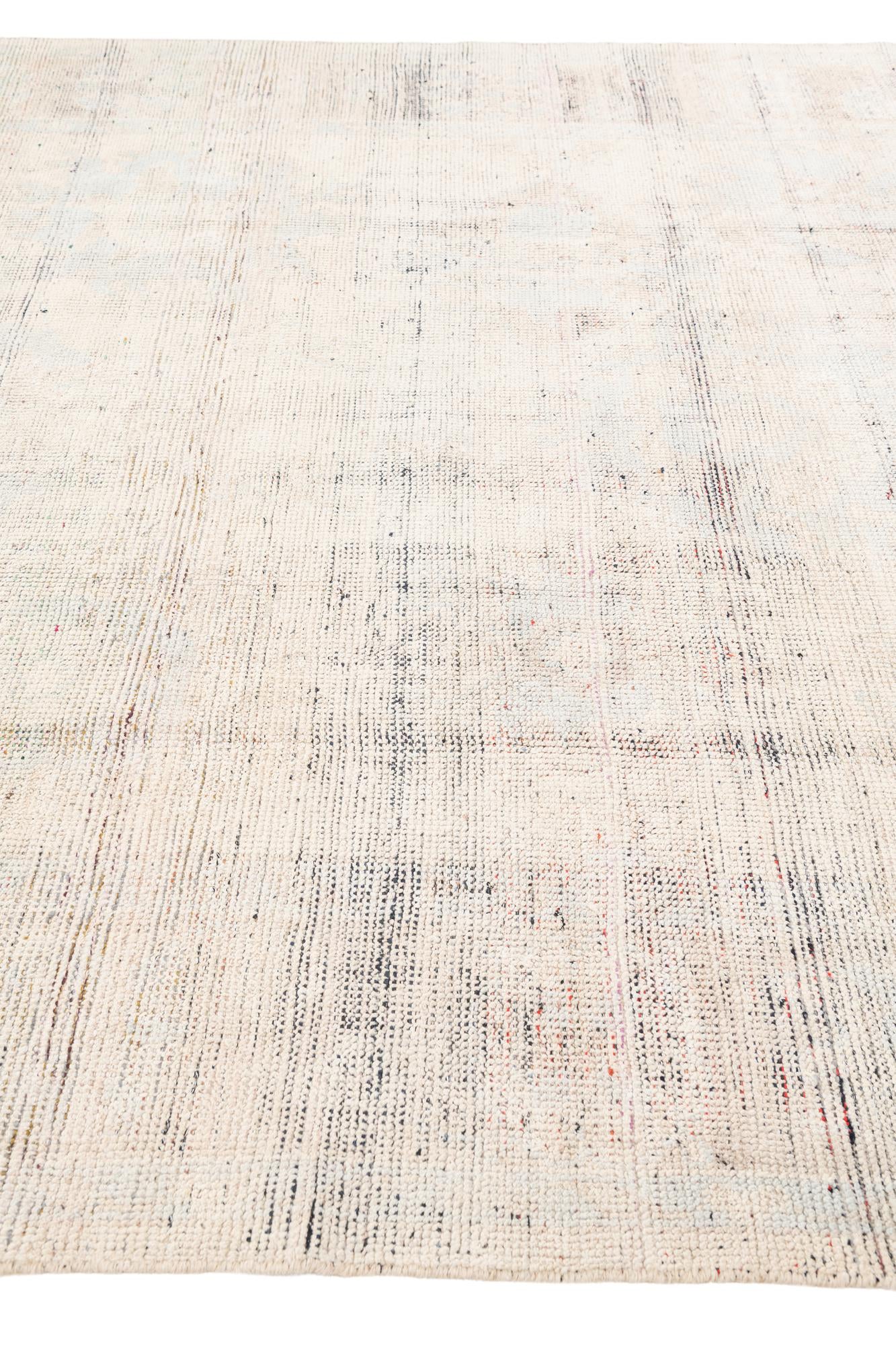 8' 5 x 11' 10 Hand Knotted Oushak Wool Rug