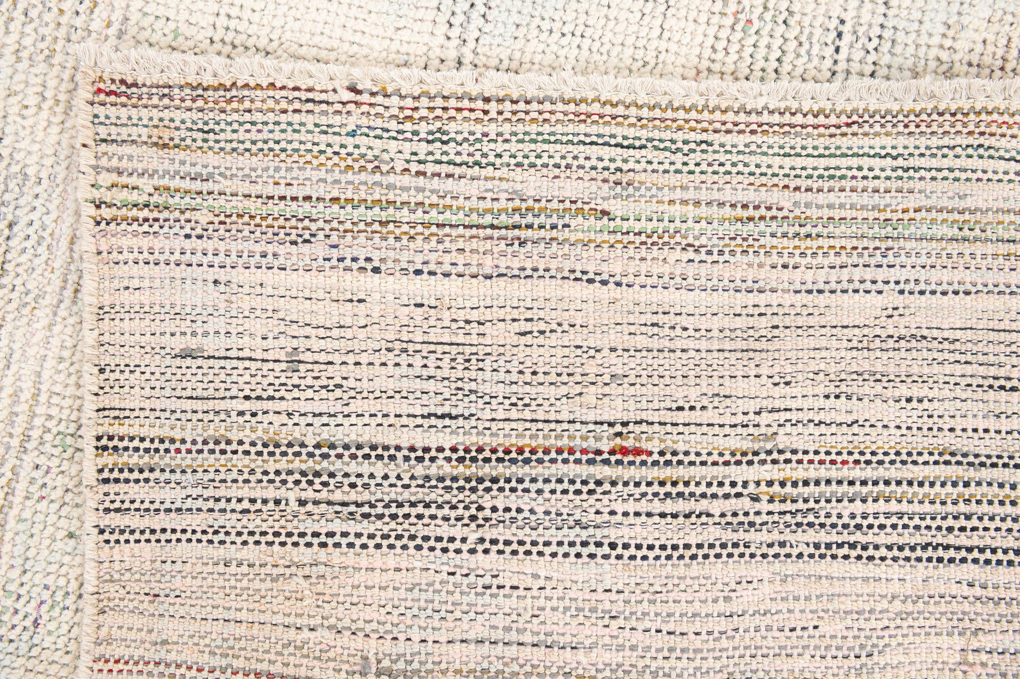 8' 5 x 11' 10 Hand Knotted Oushak Wool Rug