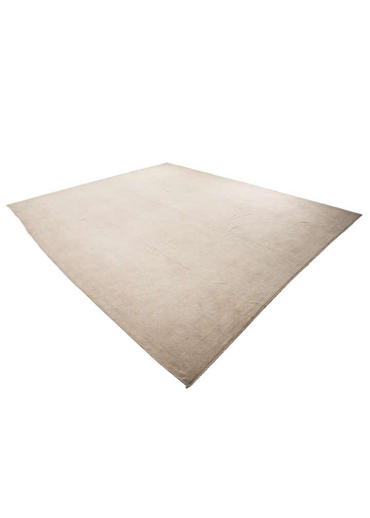 12' 3 x 14' 9 Hand Knotted Oushak Wool Rug