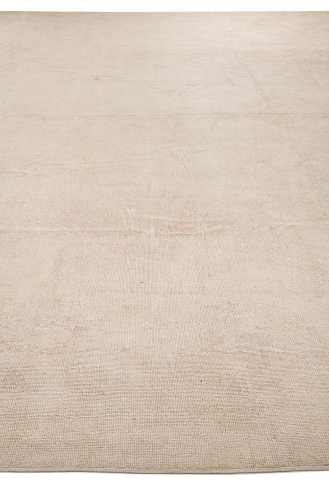 12' 3 x 14' 9 Hand Knotted Oushak Wool Rug